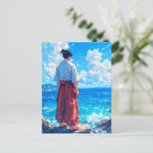 Carte Postale Umibe no Seijaku – Sérénité du bord de mer