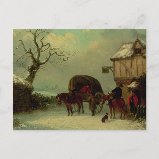 Carte Postale Un {1}petit déjeuner gratuit{/1} est servi tous le (Devant)