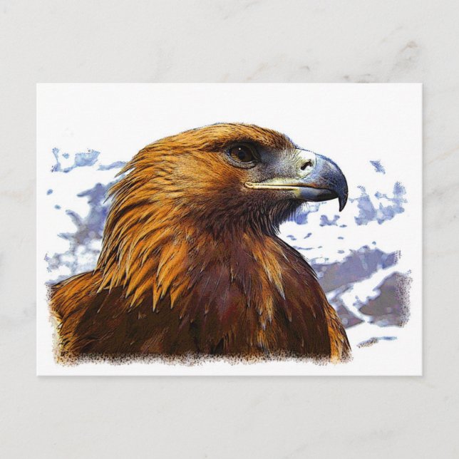 Carte Postale Un aigle d'or (Devant)