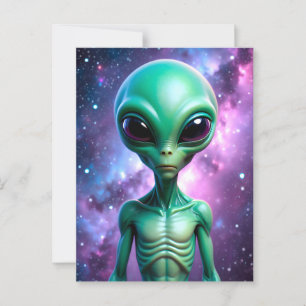 Carte Postale Un alien