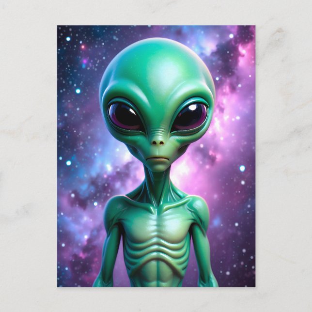Carte Postale Un alien (Devant)