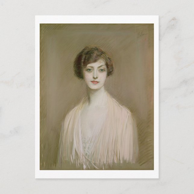 Carte Postale Un Américain (pastel sur toile) (Devant)