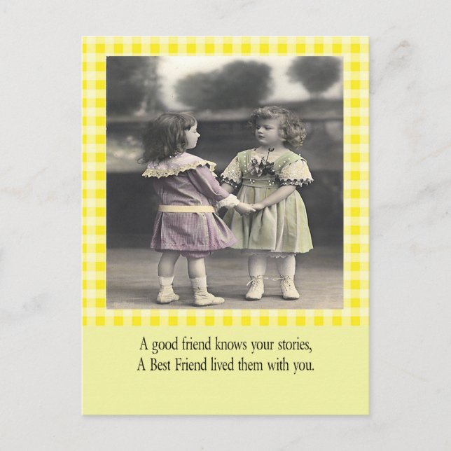 Carte Postale Un Ami Connaît Vos Histoires (Devant)