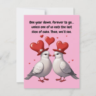 Carte Postale Un an d'amour, de rire et de survie