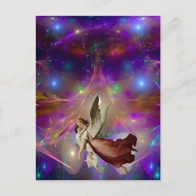 Carte Postale Un ange attend (Devant)