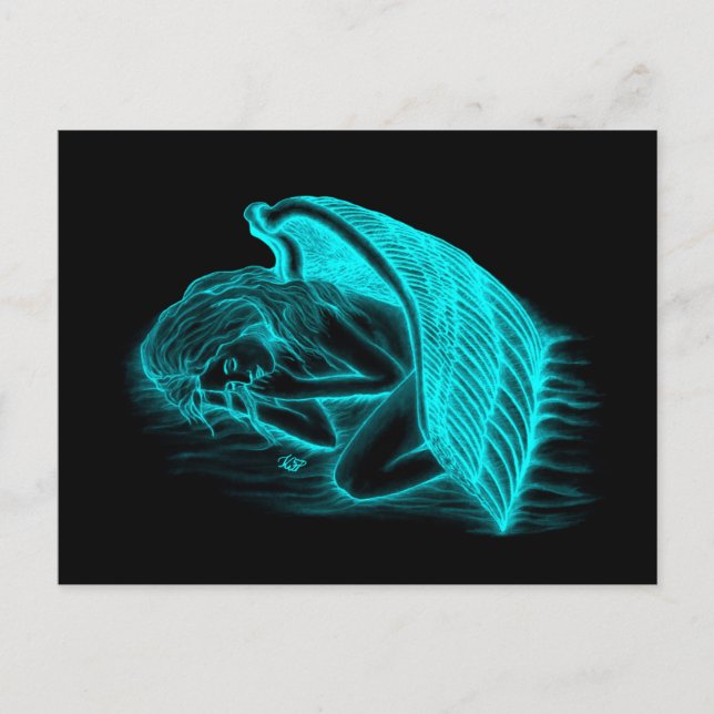 Carte Postale Un ange endormi (Devant)