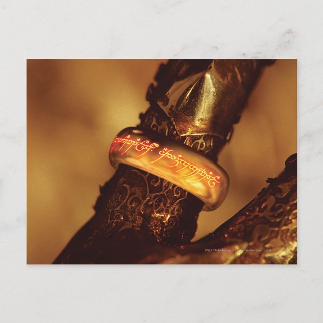 CARTE POSTALE UN ANNEAU POUR LES RÉGLER TOUS™ (Devant)