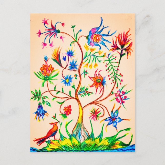 Carte Postale Un arbre de vie (Devant)