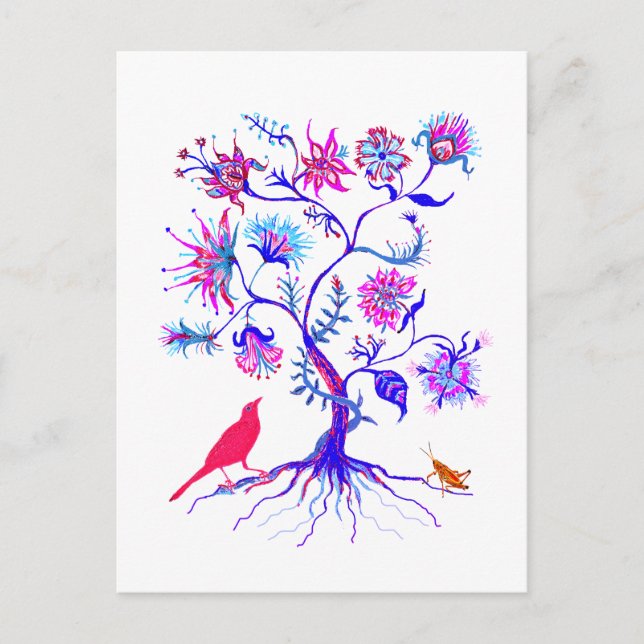 Carte Postale Un arbre de vie (Devant)