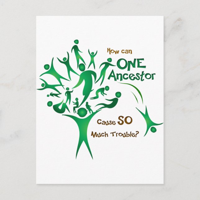 Carte Postale Un Arbre Un Ancêtre (Devant)