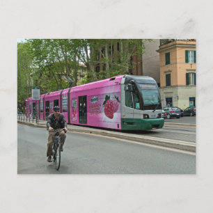 Carte Postale Un autre tramway à Rome
