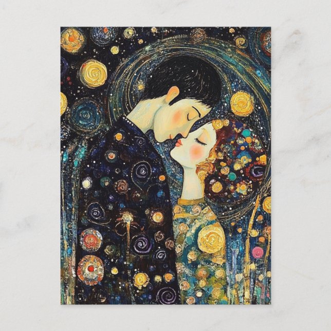 Carte Postale Un baiser (Devant)