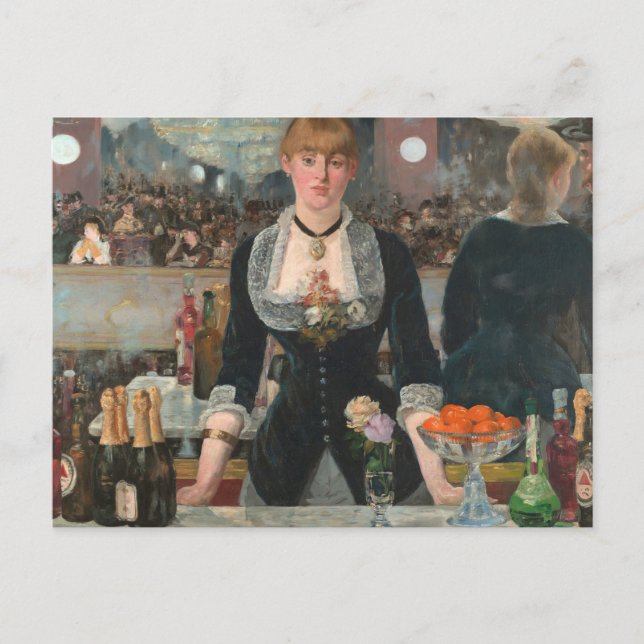 Carte Postale Un bar aux Folies-Bergère Edouard Manet (Devant)