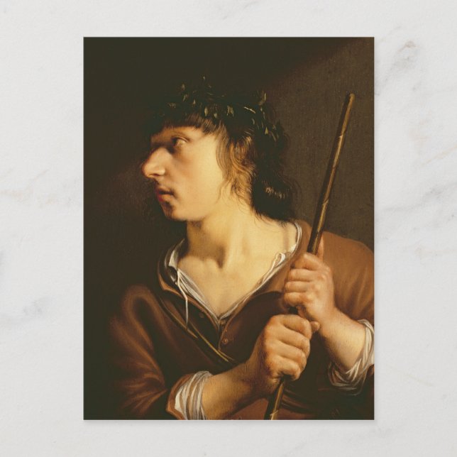 Carte Postale Un berger, 1635 (Devant)