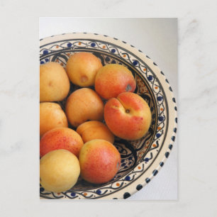 Carte Postale Un bol d'abricots méditerranéens 2