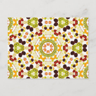 Carte Postale Un bon karma et bien-être à partir d'une alimentat