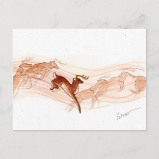 Carte Postale Un bond !