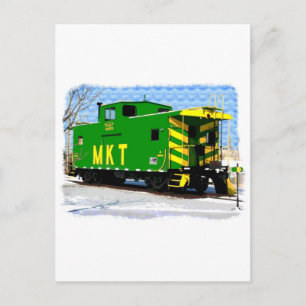 Carte Postale Un Caboose MKT