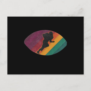 Carte Postale Un cadeau de football américain pour les amateurs