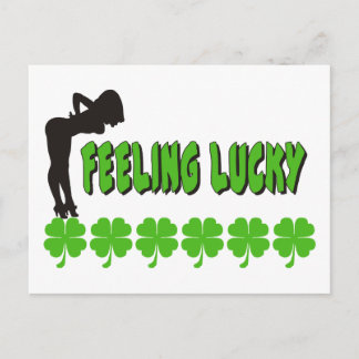 Carte Postale Un cadeau pour femmes irlandaises chanceuses