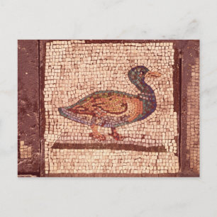 Carte Postale Un canard, détail d'Orphée Charme des animaux