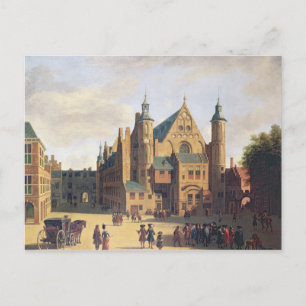 Carte Postale Un Carré de ville à Haarlem