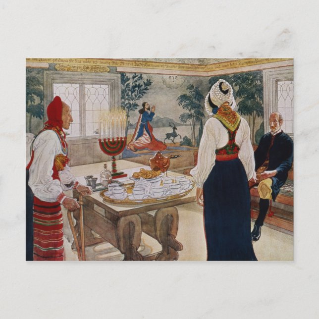 Carte Postale Un chalet pour mineurs, tiré d'un port commercial (Devant)