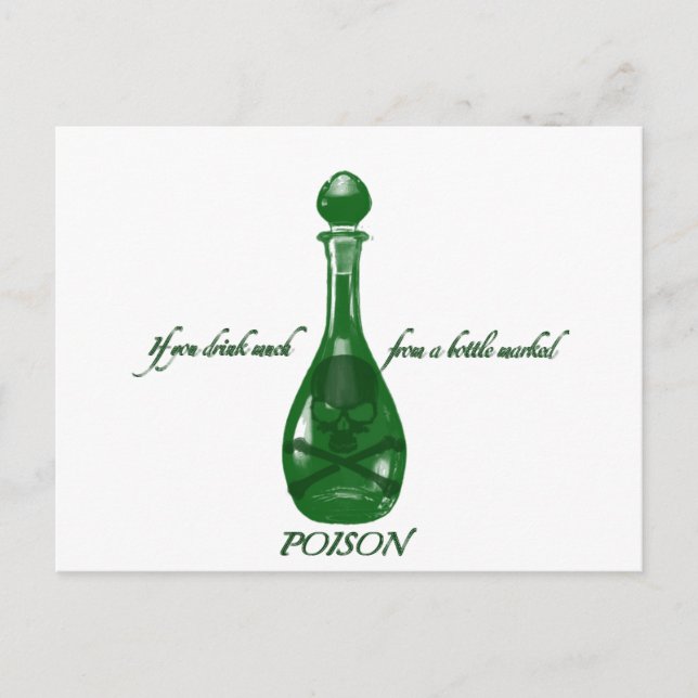 Carte Postale Un Chalice Poison Pour Alice (Devant)