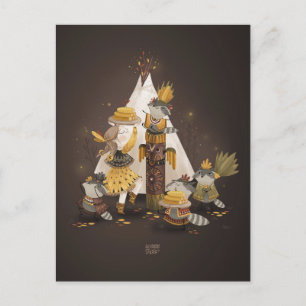 Carte Postale Un chef de maïs jaune par Alexandra Dikaia