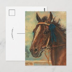 Carte Postale Un cheval gagnant Ludwig Koch