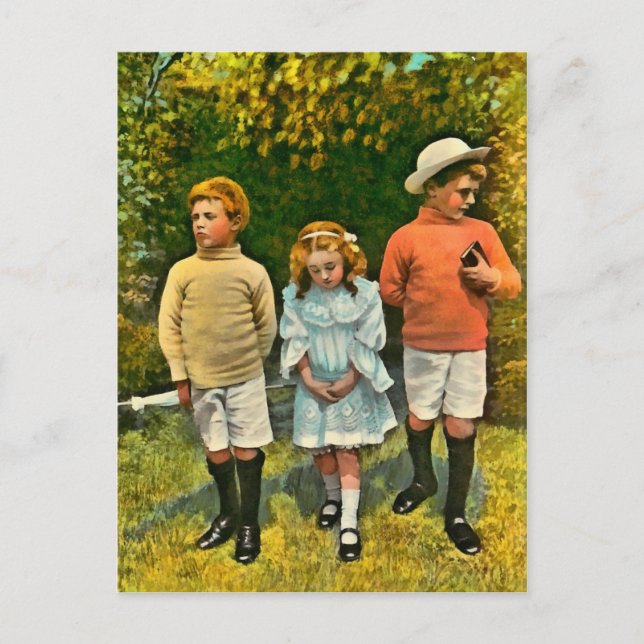 CARTE POSTALE UN CHOIX DIFFICILE (Devant)