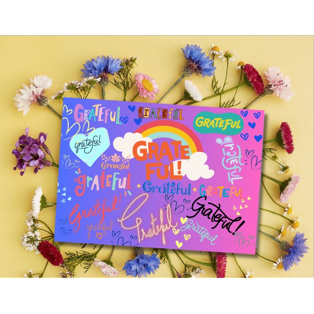 Carte Postale Un cœur plein de gratitude (Créateur téléchargé)