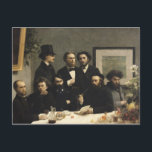 Carte Postale Un coin de la table, 1872<br><div class="desc">Un coin de la table,  1872 | par Ignace Henri Jean Fantin-Latour | Lieu de l'art : Musée d'Orsay,  Paris,  France | Artiste français | Numéro de collection d'images : XIR16607</div>
