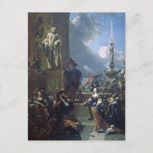 Carte Postale Un concert dans un Carré public