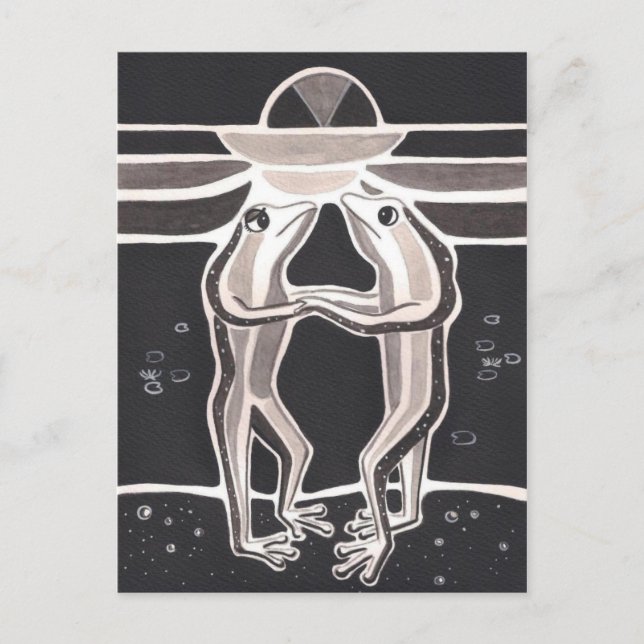 Carte Postale Un conte de grenouilles (Devant)