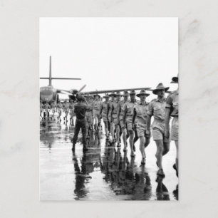 Carte Postale Un contingent de la Royal Australian Air Force