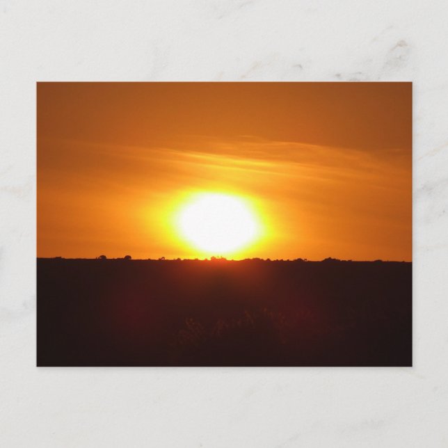 Carte Postale Un coucher de soleil de Cornouailles (Devant)