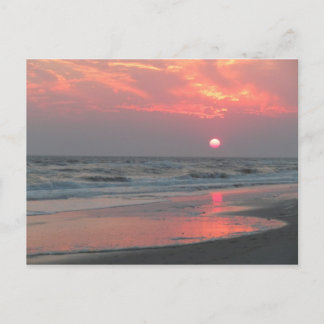 Carte Postale Un coucher de soleil parfait - Oak Island, NC
