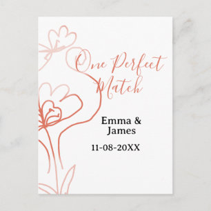 Carte Postale Un couple de mariage en terre cuite nom f