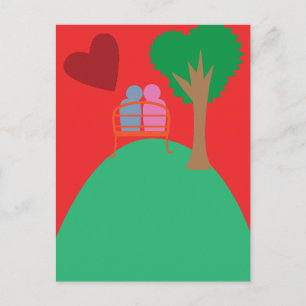 Carte Postale Un couple en rendez-vous