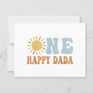 Carte Postale Un Dada heureux du premier voyage d'anniversaire a