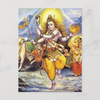 Carte Postale un dieu indien