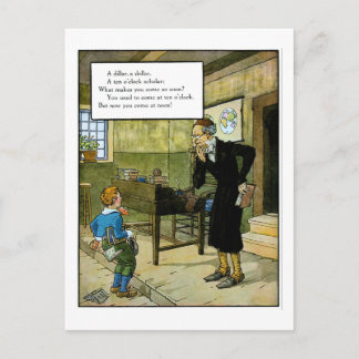 Carte Postale Un Diller un Dollar