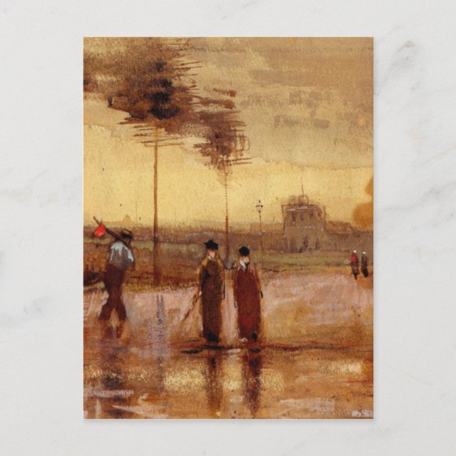 Carte Postale Un dimanche à Eindhoven par Vincent van Gogh (Devant)