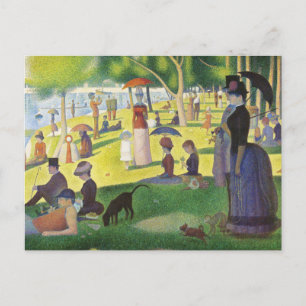 Carte Postale Un dimanche à La Grande Jatte par Georges Seurat