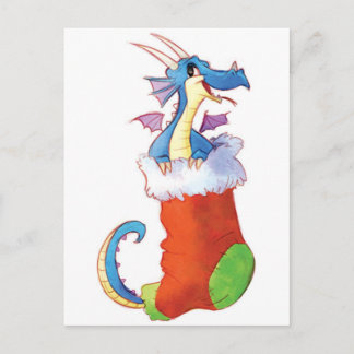 Carte Postale Un dragon dans ma réserve