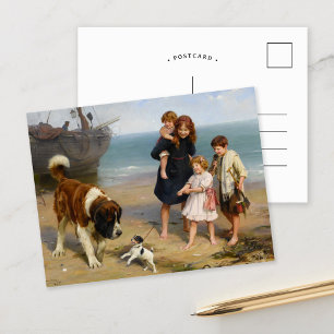 Carte Postale Un duo improbable   Arthur John Elsley