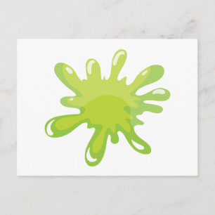 Carte Postale un éclat de couleur verte