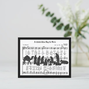 Carte Postale Un enfant aujourd'hui est né