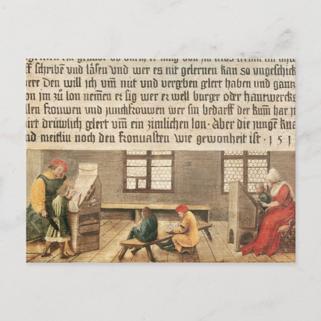 Carte Postale Un enseignant scolaire (Devant)